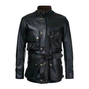 Giacca da motociclista in stile vintage