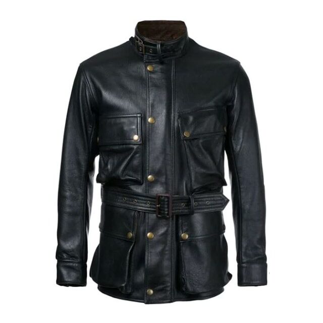 Giacca da motociclista in stile vintage