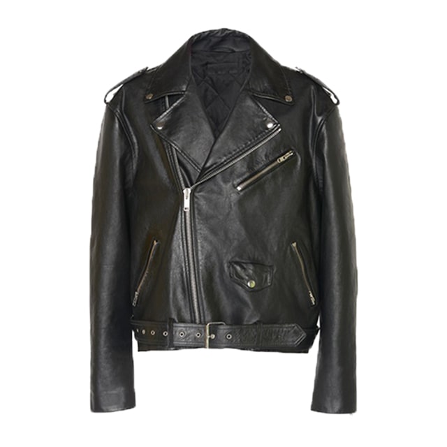 Giacca in pelle da motociclista Brando Biker Moto Racer