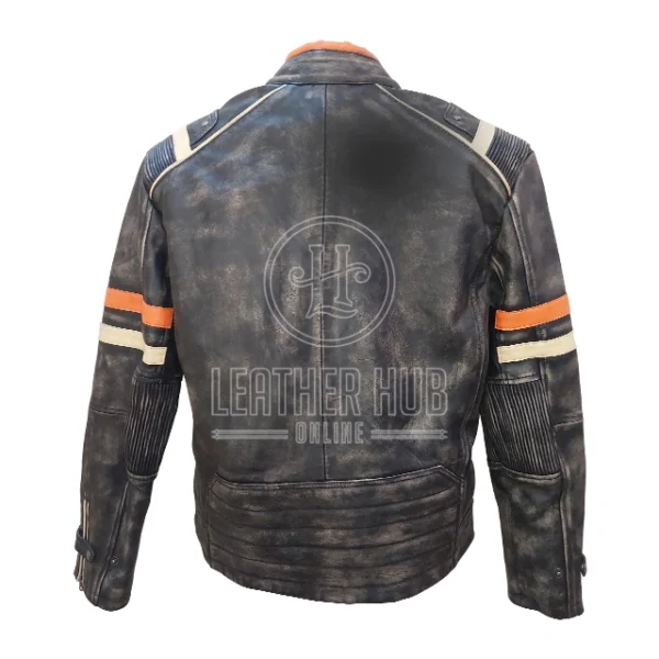 Giacca in pelle Café Racer Eurovision Will Ferrell