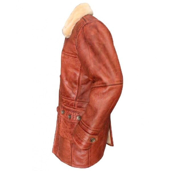 Cappotto invernale in pelliccia di pecora di Dark Knight Rises