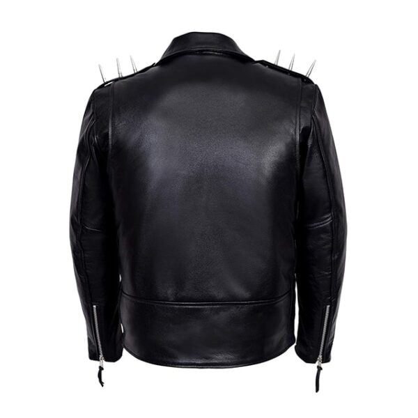 Giacca in pelle da motociclista Ghost Rider Nicolas Cage