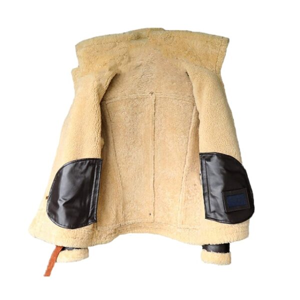 Cappotto in pelle scamosciata B3 Flight da uomo