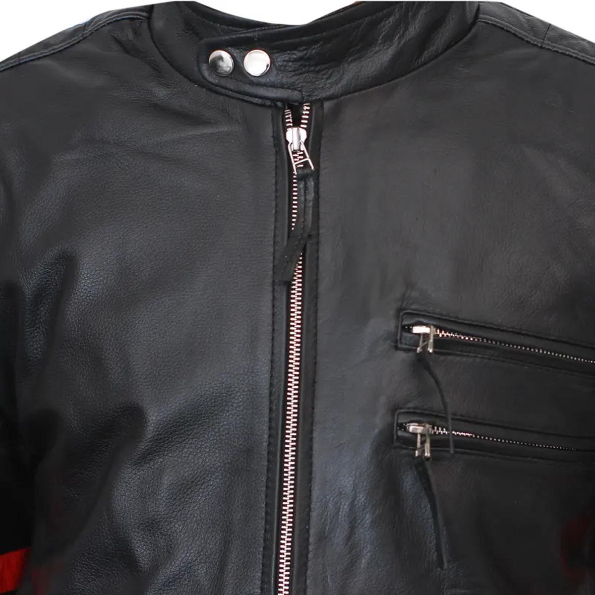 Giacca in pelle di pecora Hybrid Mayhem da uomo