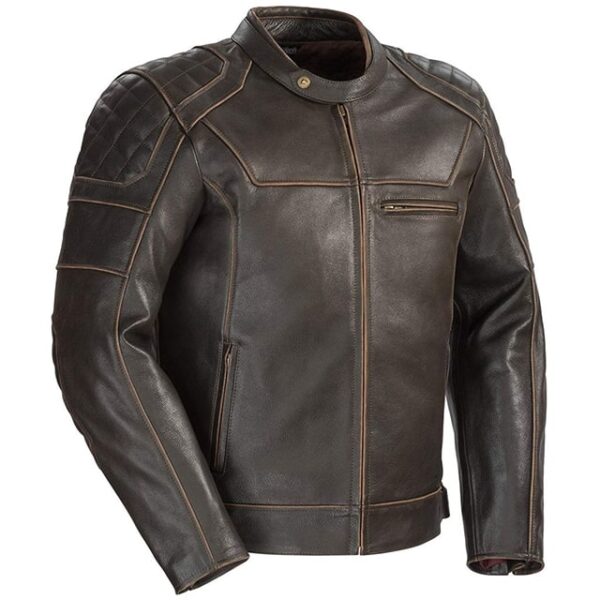 Giacca da motociclista in pelle Cortech Dino da uomo