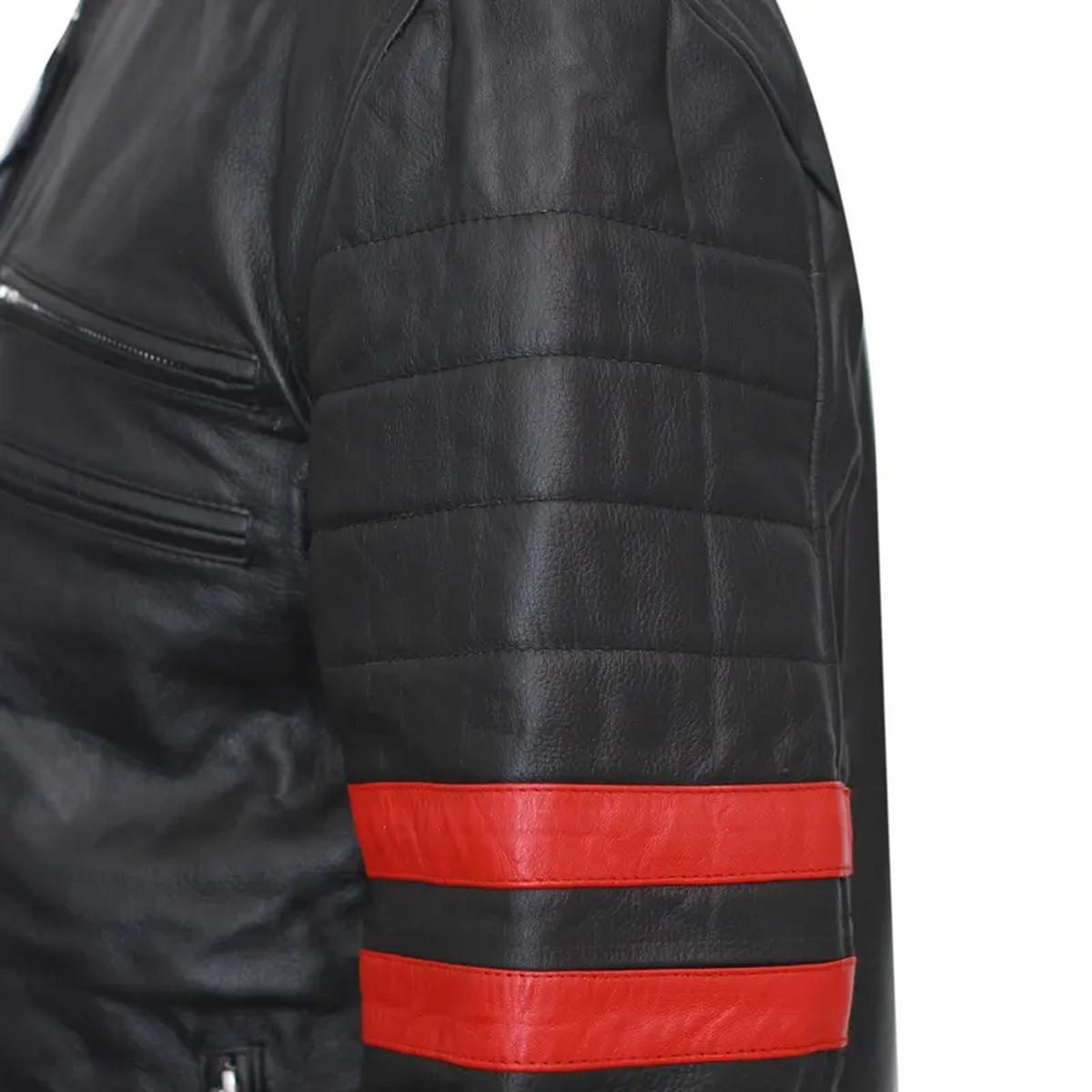 Giacca in pelle di pecora Hybrid Mayhem da uomo