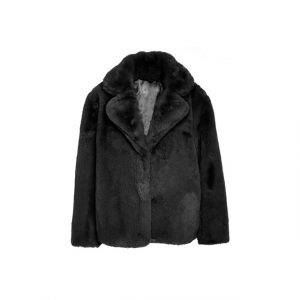 Cappotto in pelliccia sintetica di montone