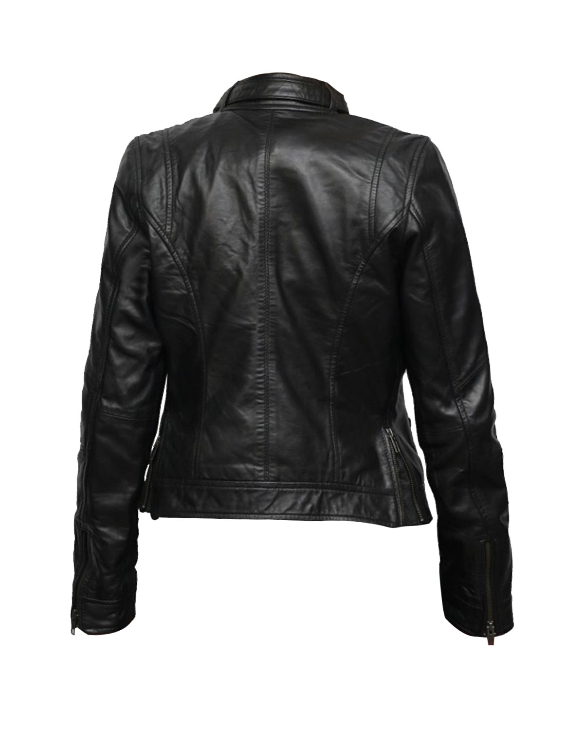 Giacca in pelle da motociclista Daisy