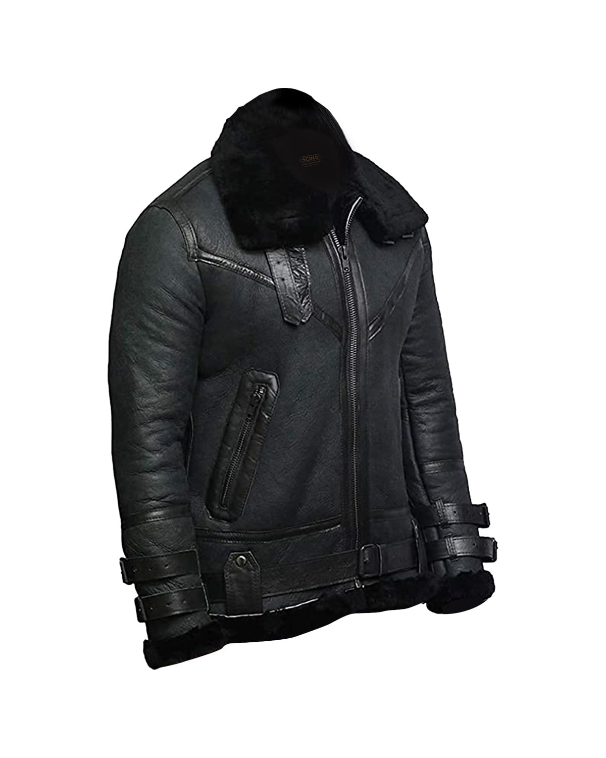Giacca da aviatore in pelle da uomo B3 Bomber - RAF