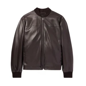 Giacca in pelle classica da uomo