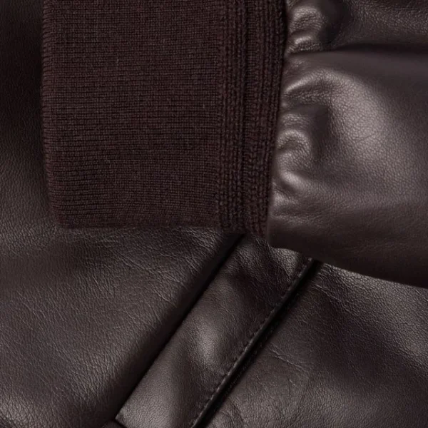 Giacca in pelle classica da uomo