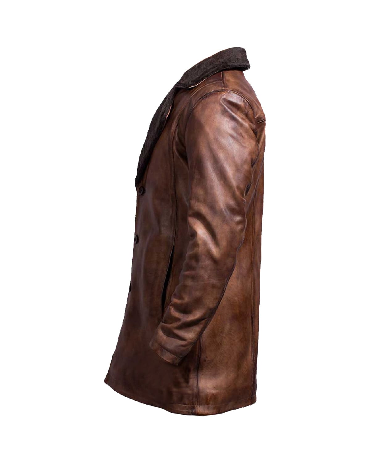 Cappotto in pelle Wade Fur