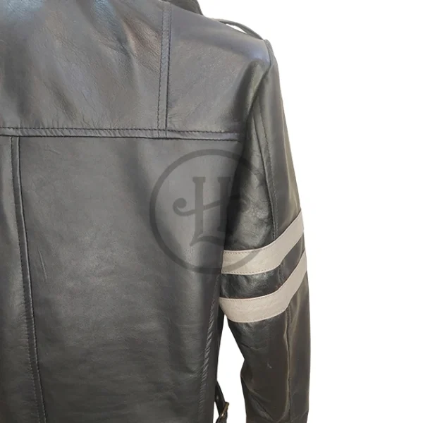 Giacca in pelle di pecora Leon Kennedy da uomo