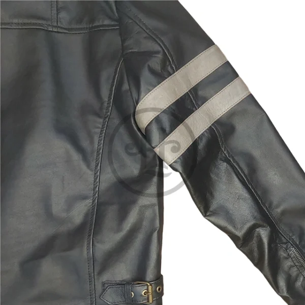 Giacca in pelle di pecora Leon Kennedy da uomo