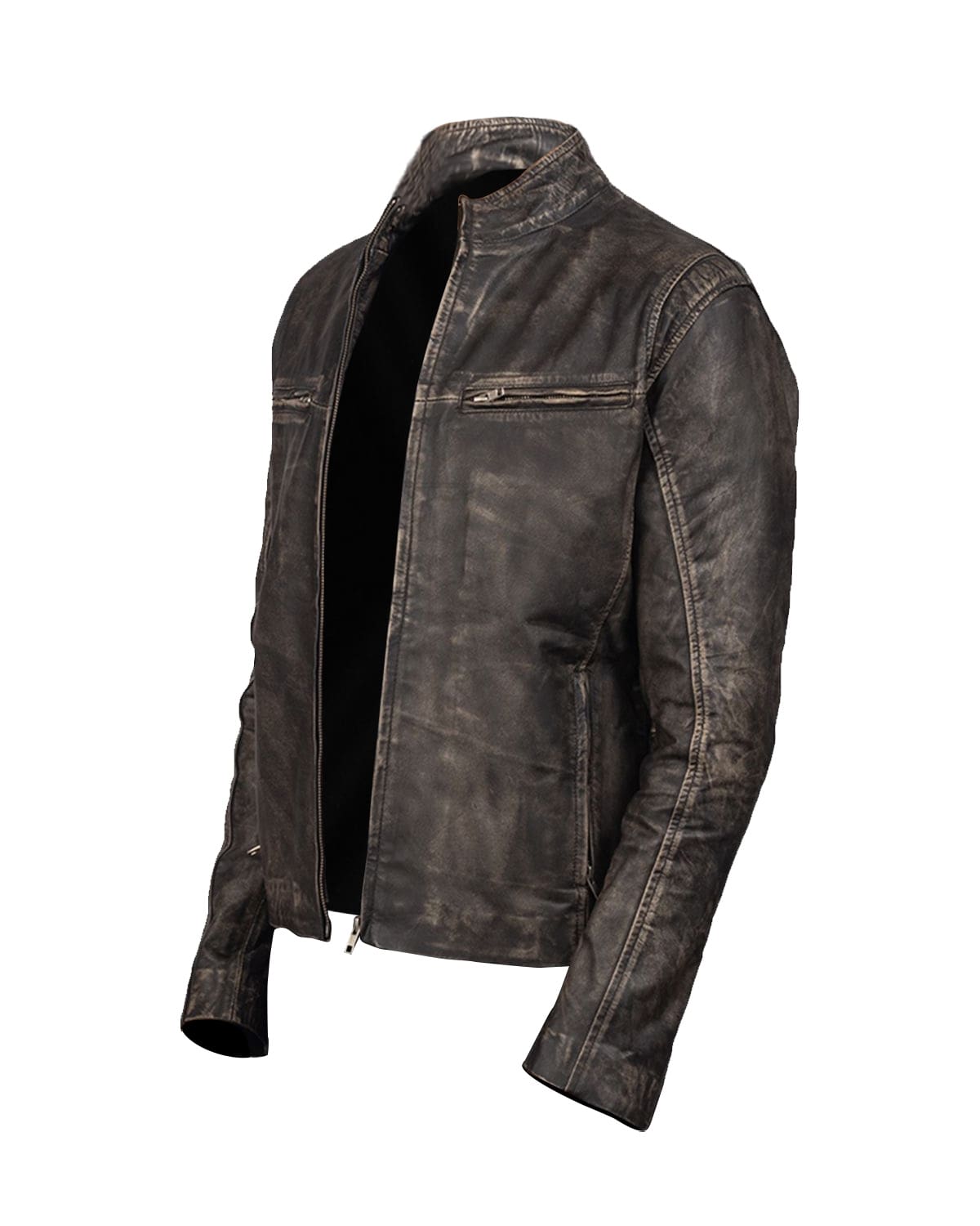 Giacca in pelle da motociclista Lewis
