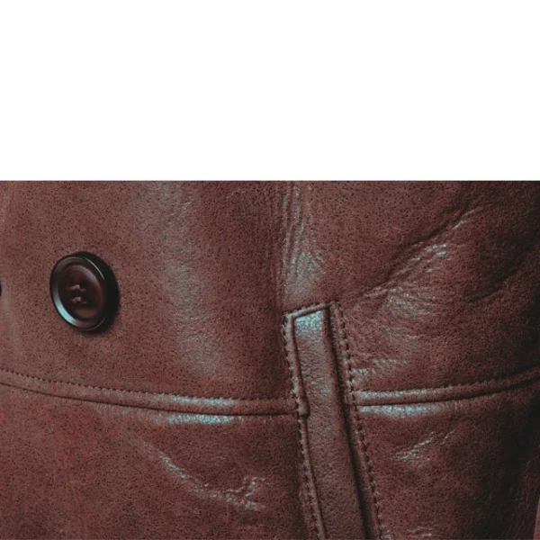 Cappotto doppiopetto in montone Jozef da uomo