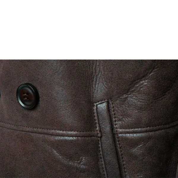 Cappotto doppiopetto in montone Jozef da uomo