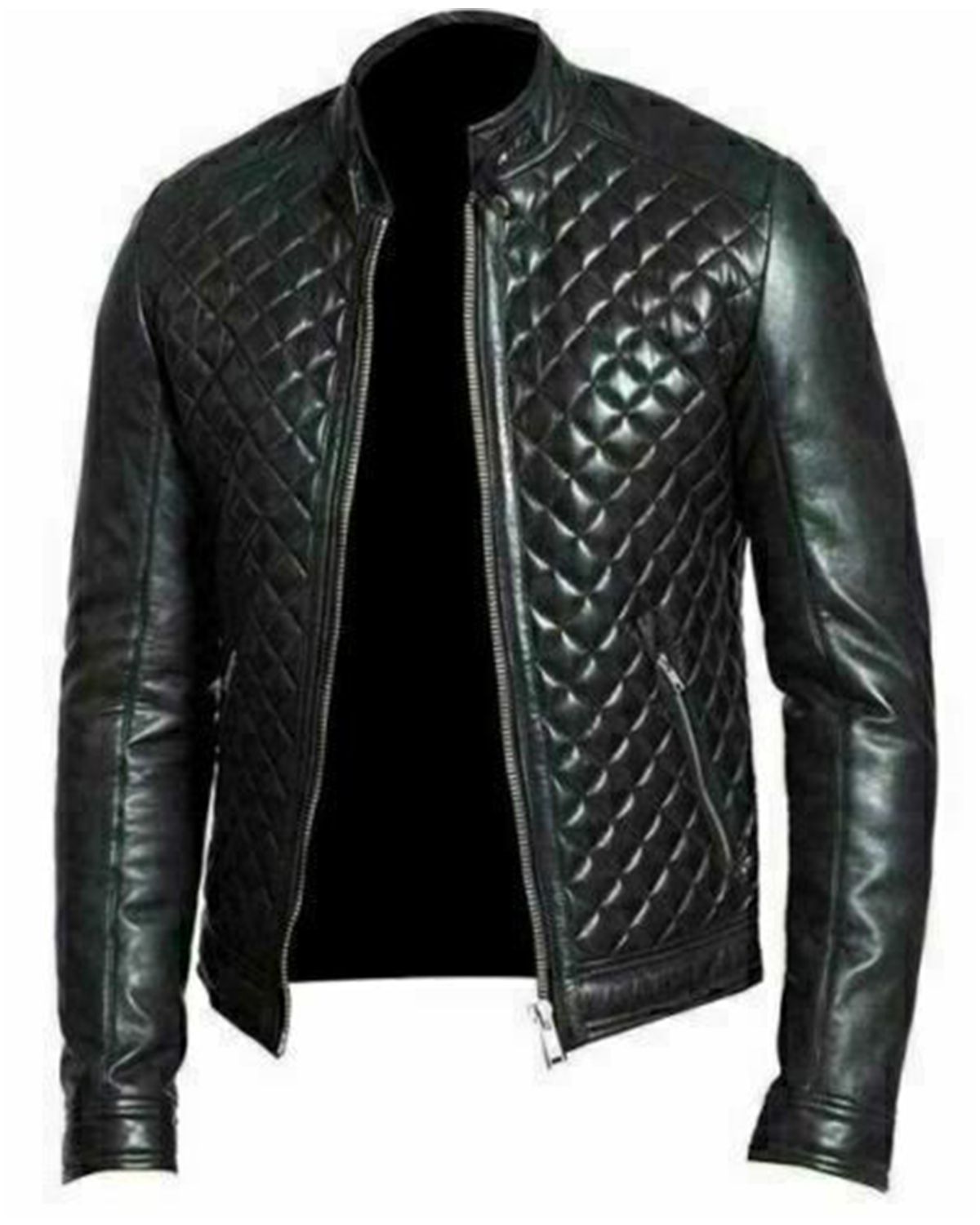 Giacca in pelle Lucca Cafe Racer