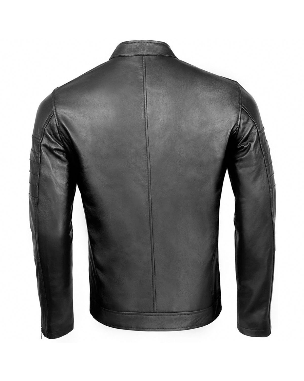 Giacca in pelle da motociclista Bruce