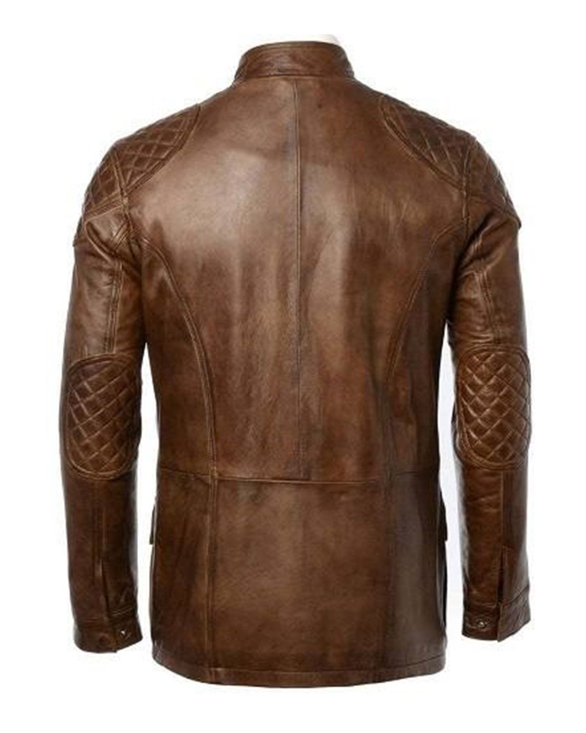 Giacca in pelle Keith Cafe Racer