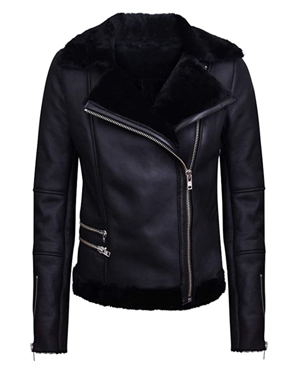 Giacca in pelle da motociclista Riley