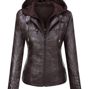 Giacca in pelle da motociclista Emmie