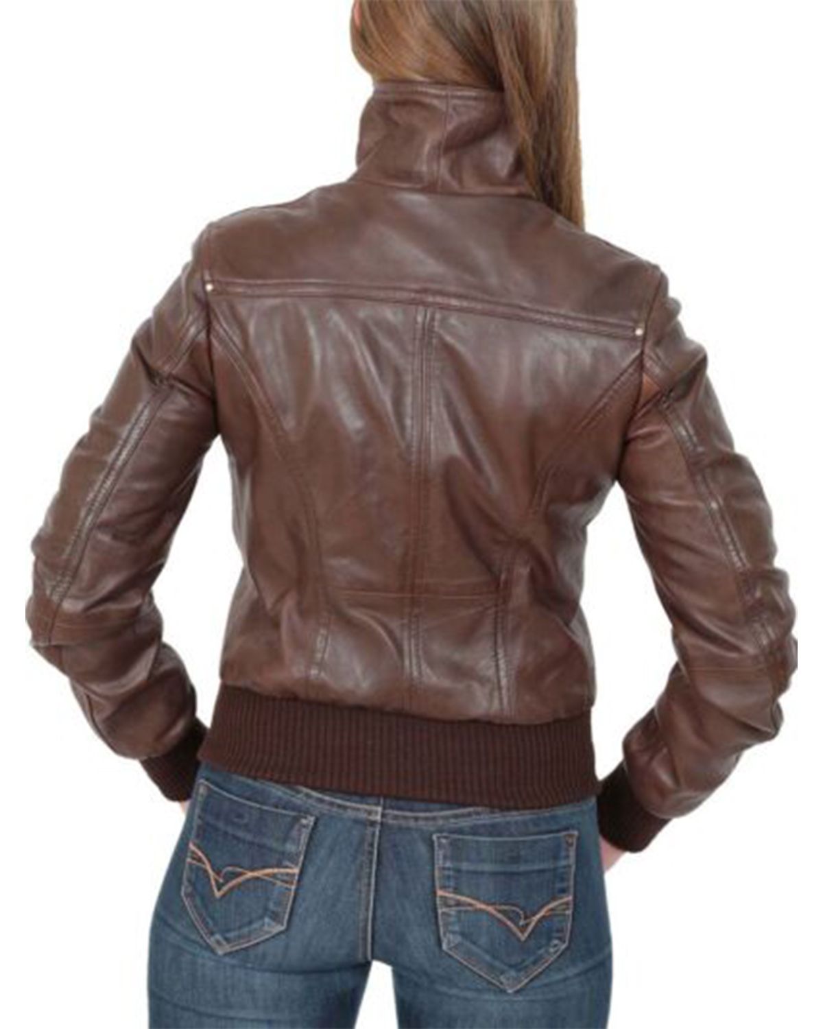 Giacca in pelle Alma Classic Bomber