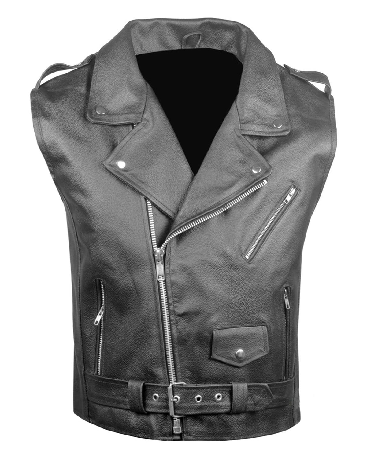 Gilet in pelle classico Jim