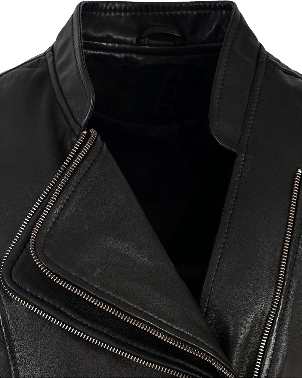 Gilet in pelle da motociclista Fiona