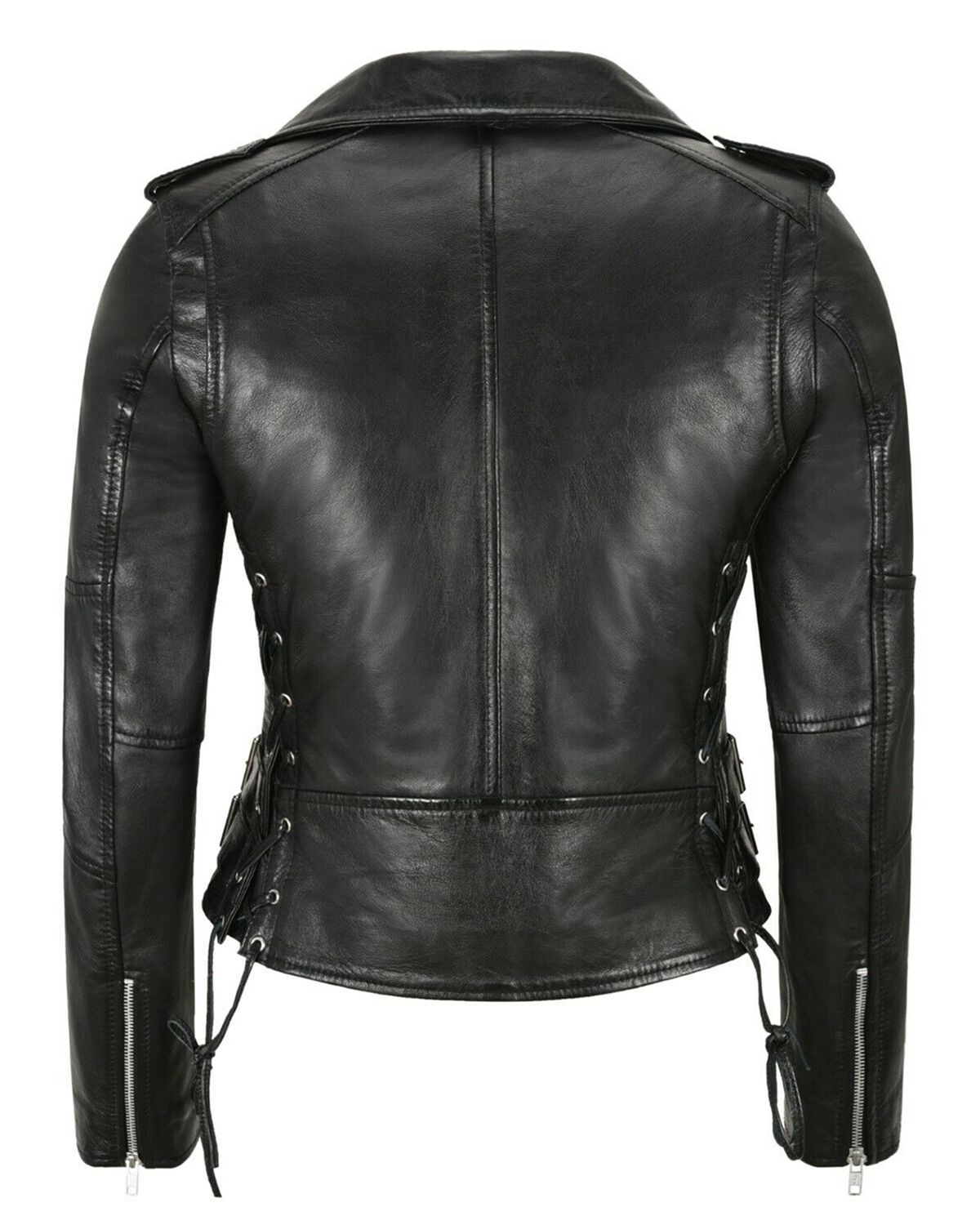 Giacca in pelle da motociclista Pixie