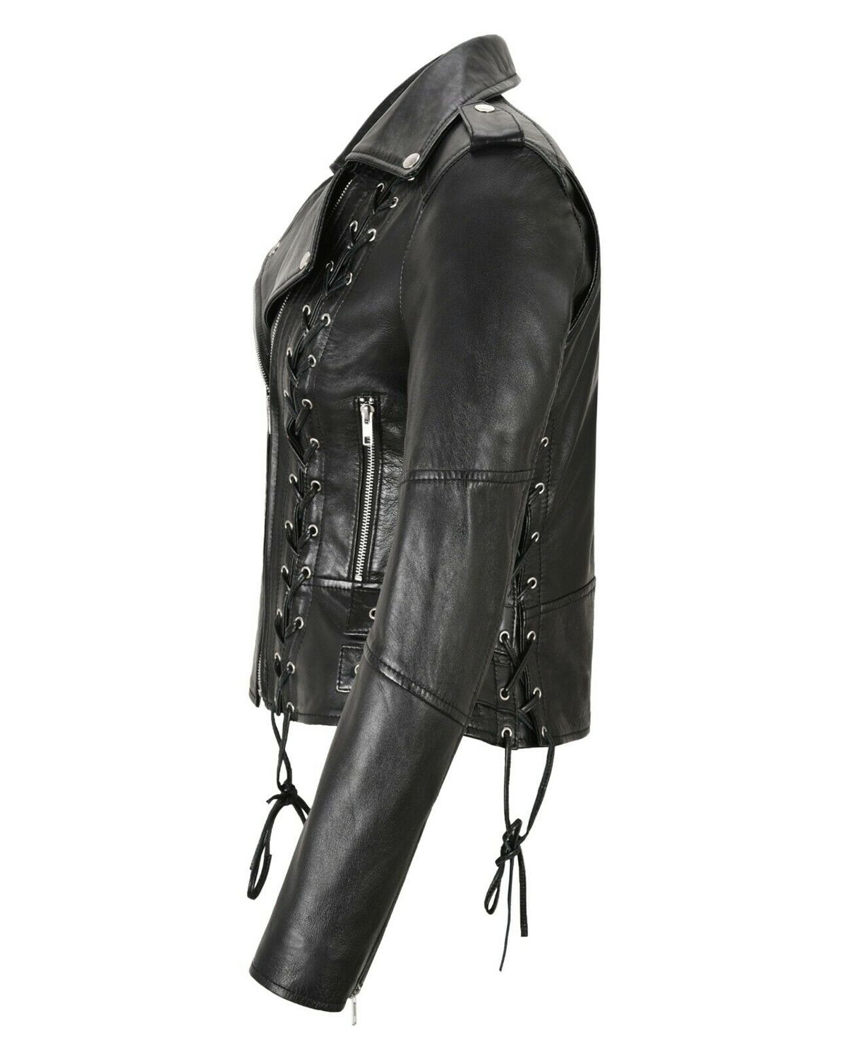 Giacca in pelle da motociclista Pixie
