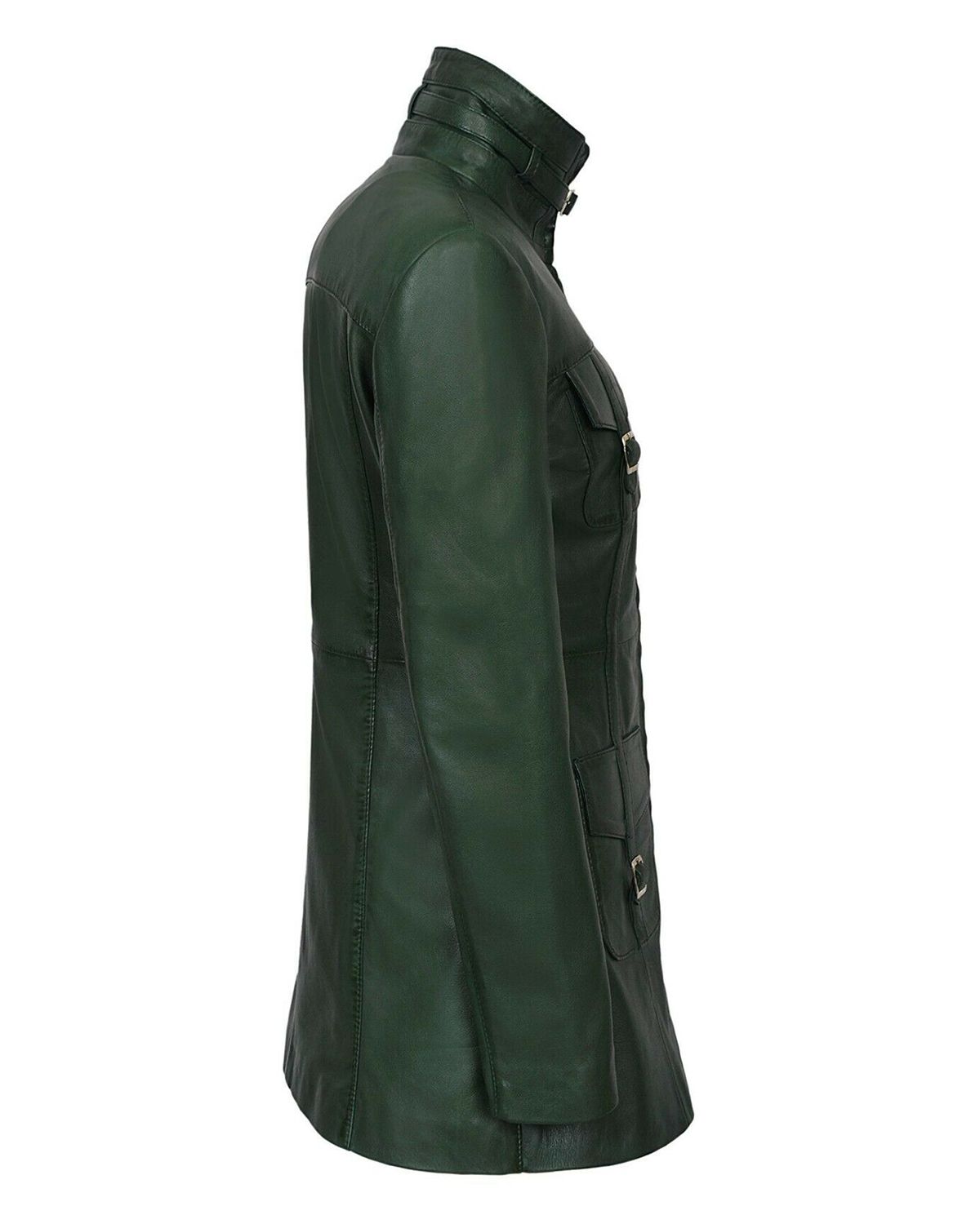 Cappotto in pelle gotica Shay