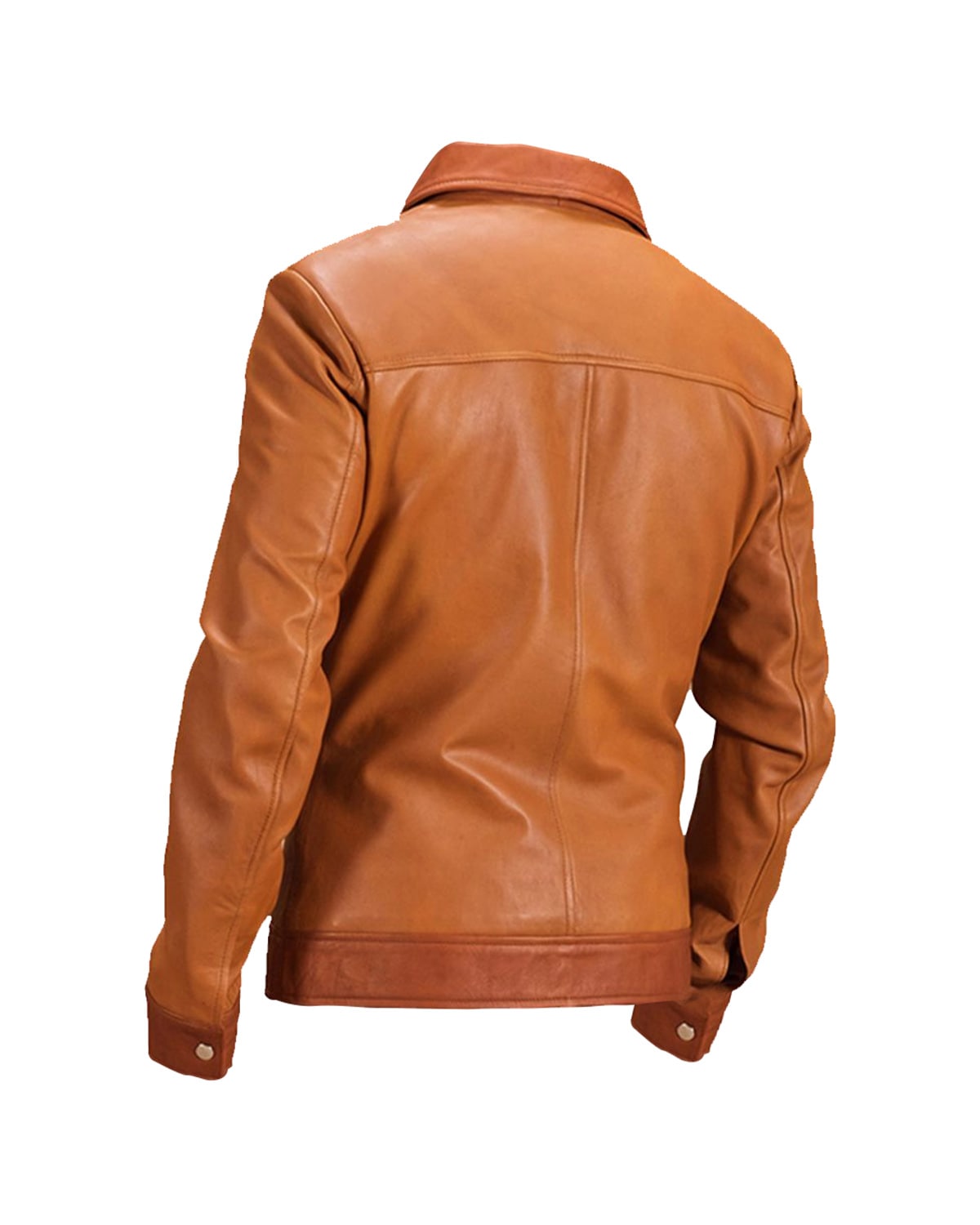 Giacca in pelle da motociclista Luke
