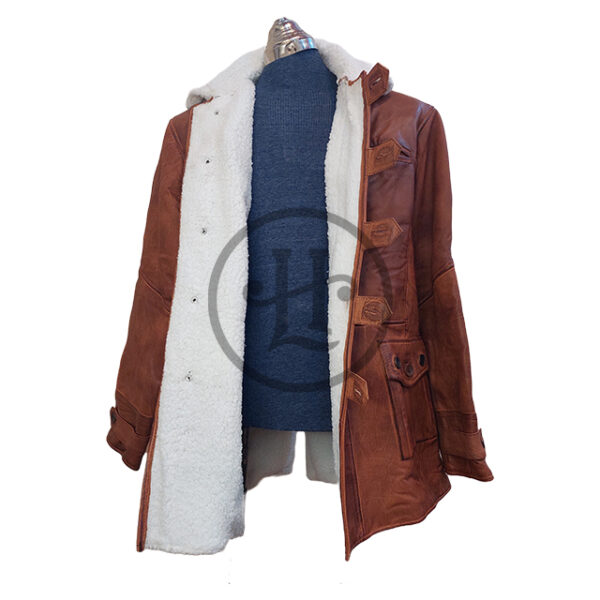 Cappotto invernale in pelliccia di pecora di Dark Knight Rises