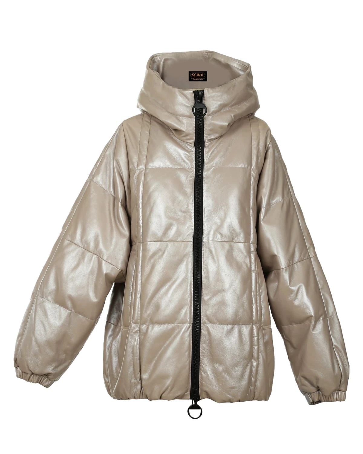 Giubbotto bomber imbottito con cappuccio da donna