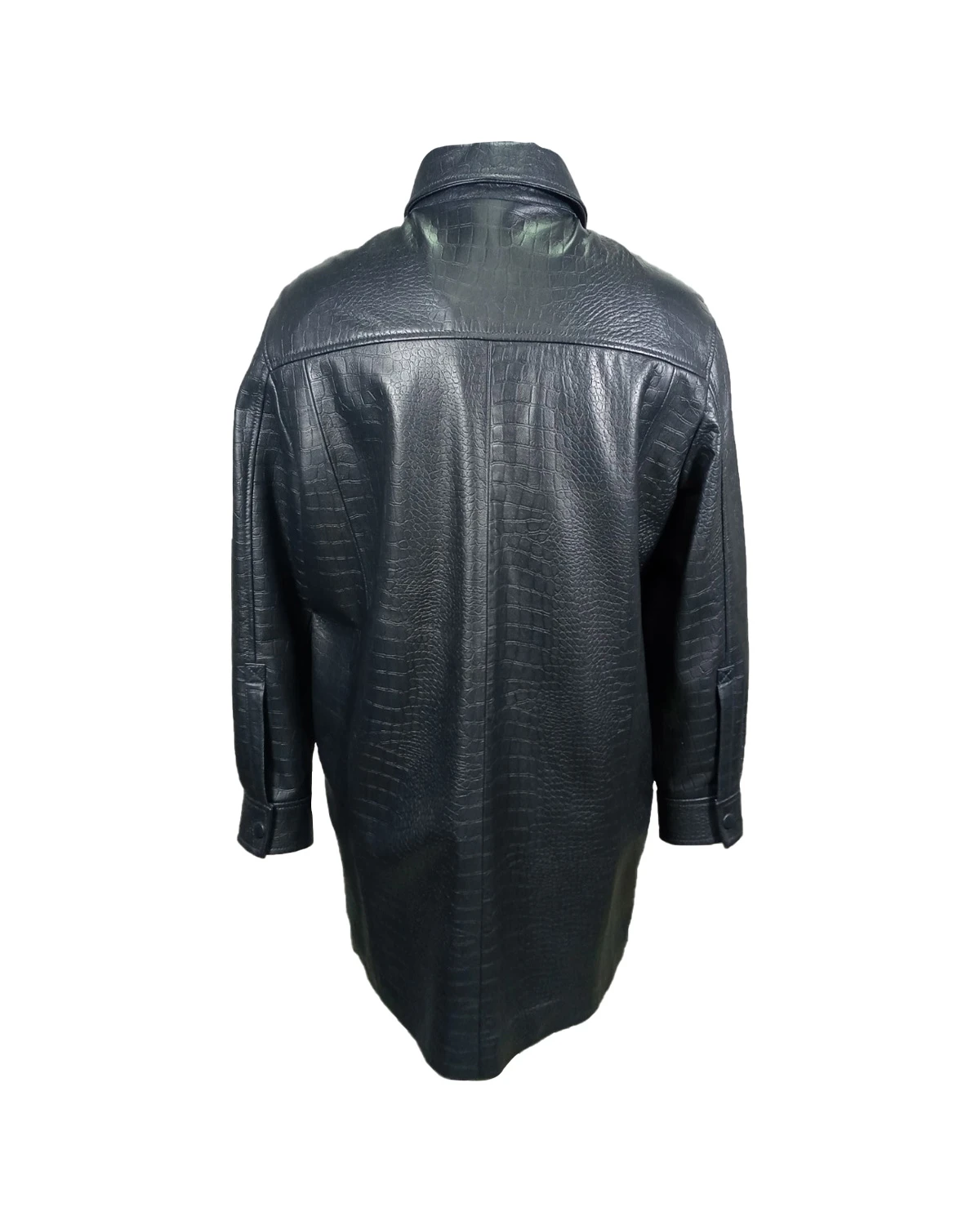 Giacca da donna in pelle di coccodrillo