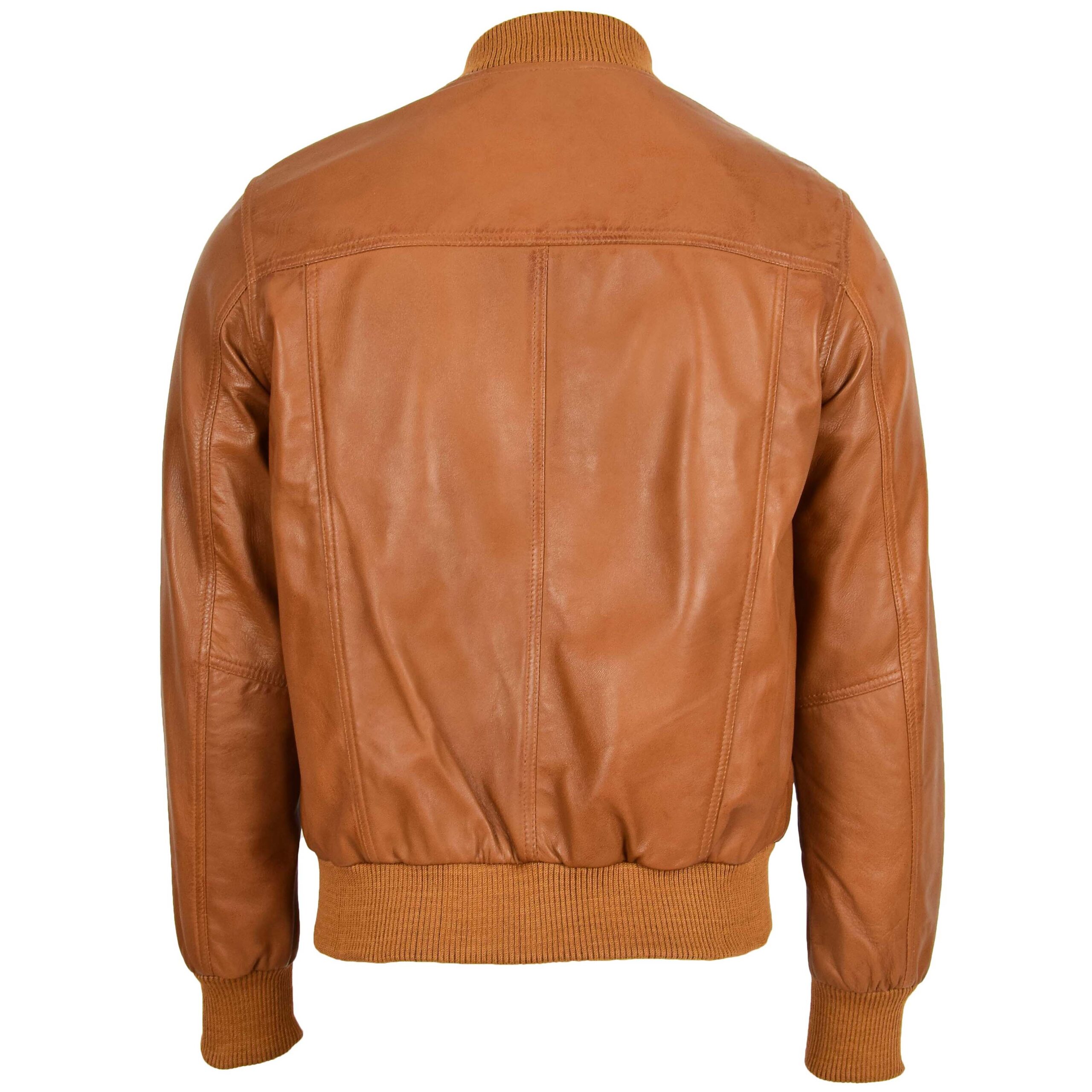 BUNERI Cuero Ryan Tan MA-1 Bomber - Imagen 2