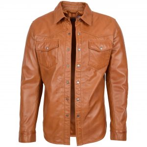 BUNERI Cuero Oliver Tan Estilo Trucker