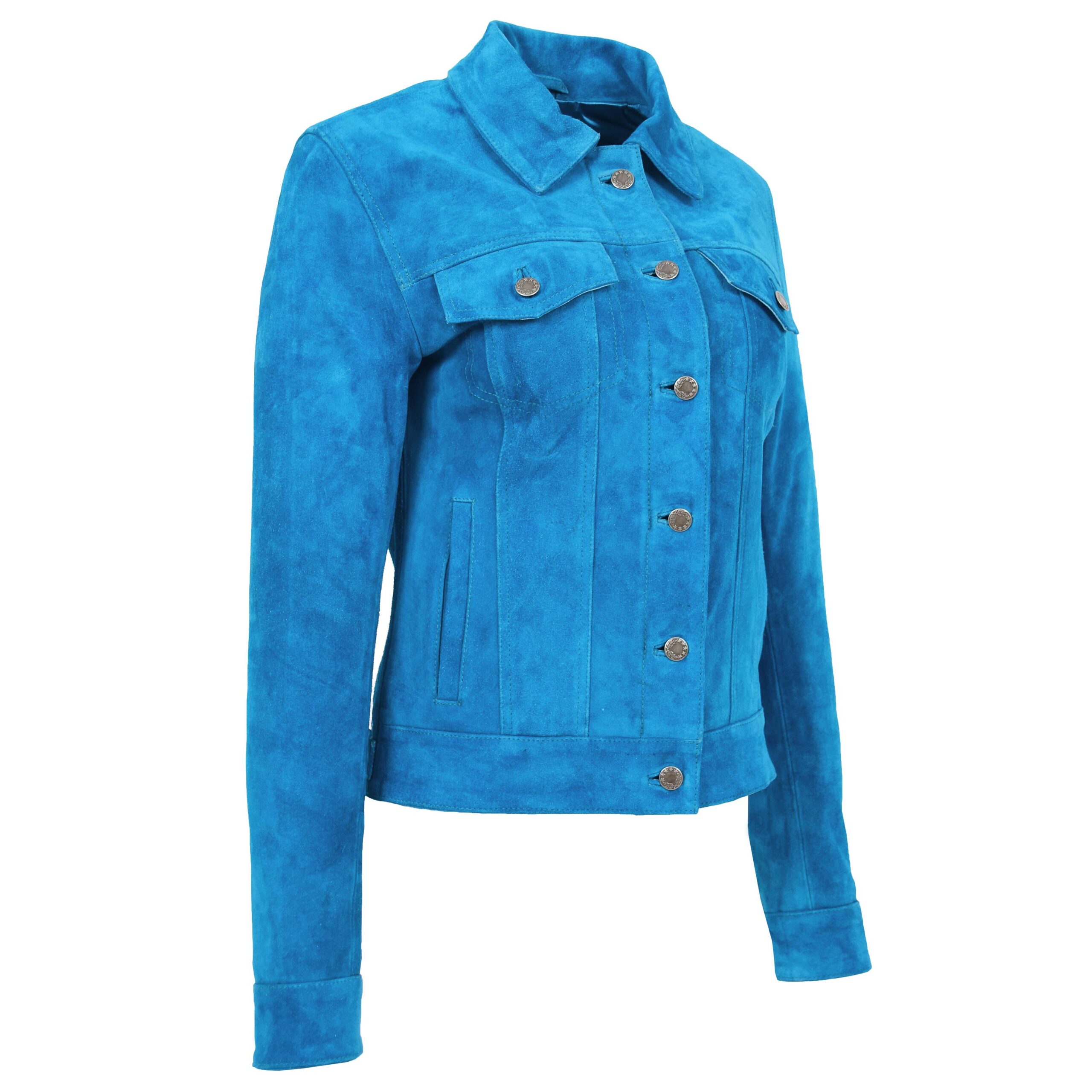 BUNERI de Ante Alma Azul Azulejo Estilo Trucker - Imagen 6